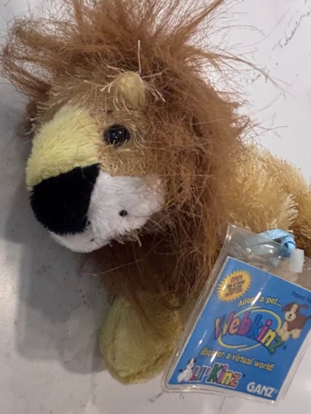 Ganz Webkinz Lion Plush With Code HM006 Stuffed Toy Animal 7.5” With Tags